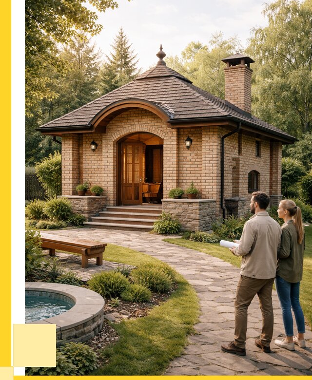 Проект кирпичной бани в Острогожске от 31293 р. | ЭриданСтг