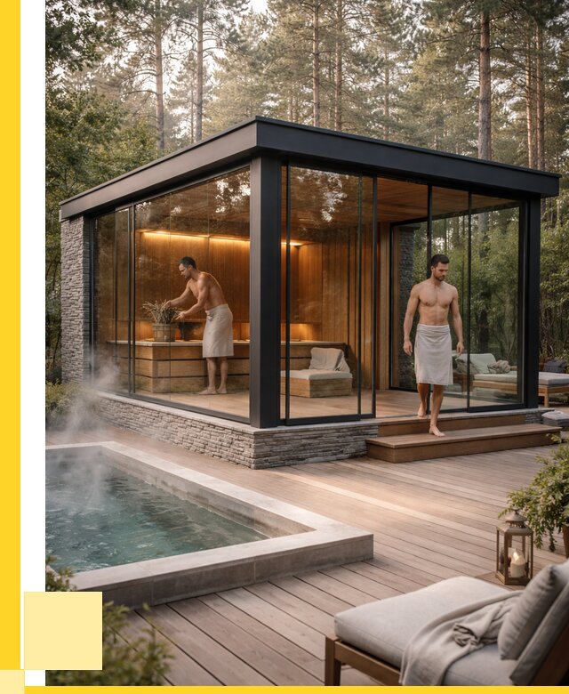 Стеклянные бани и двери в Острогожске от 469395 р. | ЭриданСтг