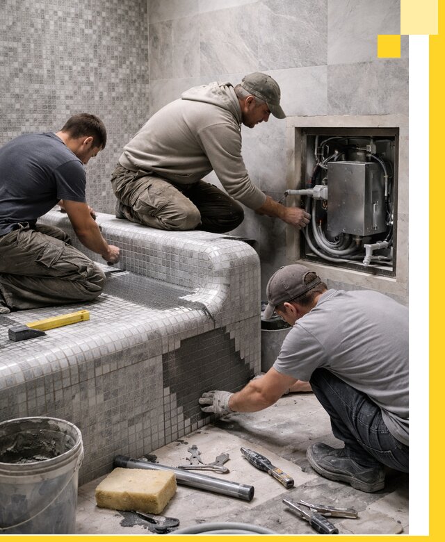 Проекты хамамов под ключ в Острогожске и дизайн и строительство