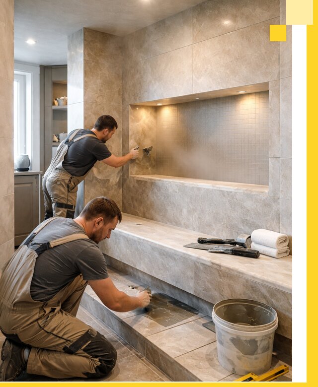 Профессиональное строительство хамама в квартире в Острогожске