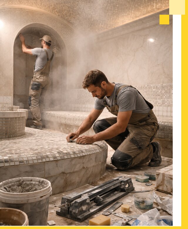 Профессиональный дизайн хамама и SPA под ключ в Острогожске