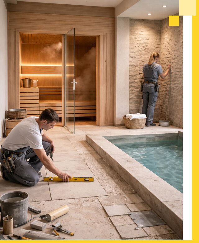 Комплексный дизайн и отделка интерьеров SPA под ключ в Острогожске